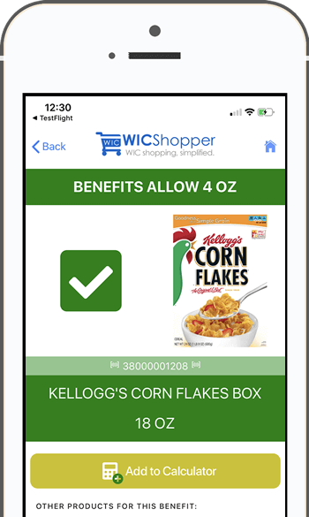 wic approved foods nevada